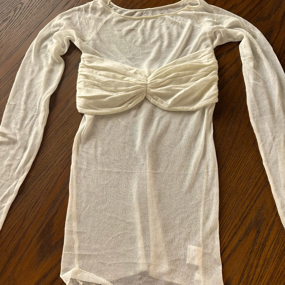 Ladies gauze shirt- small